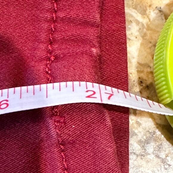 LulaRoe Womens Size 30 Crimson Red Skinny Jeans - Picture 5 of 5